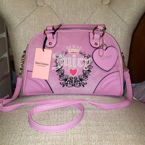 Juicy Couture fondant pink heritage bowlers